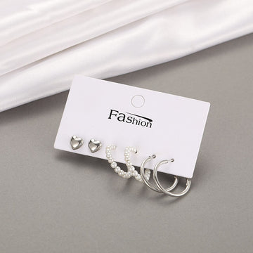 Women's Earrings Set Butterfly Leopard Earrings For Women Bohemian Fashion Jewelry 2022 Geometric Crystal Heart Stud Earring daiiibabyyy